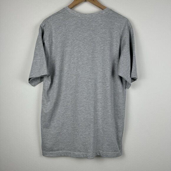 VINTAGE NIKE SWOOSH LOGO CLASSIC ESSENTIAL T-SHIRT SZ MEDIUM GREY EMBROIDERED - Picture 7 of 7